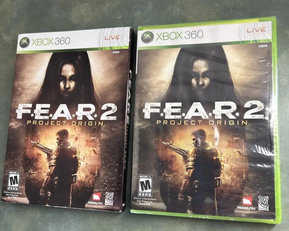 F.E.A.R. 2 Project FEAR Origin Xbox 360 2009 New Sealed w Slipcover NTSC